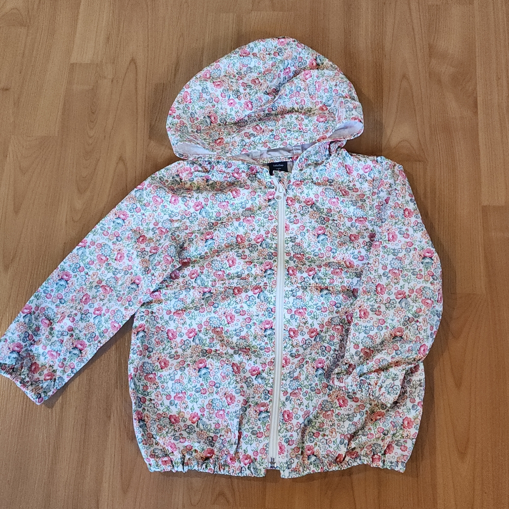 Floral Kids Jacket with Hood